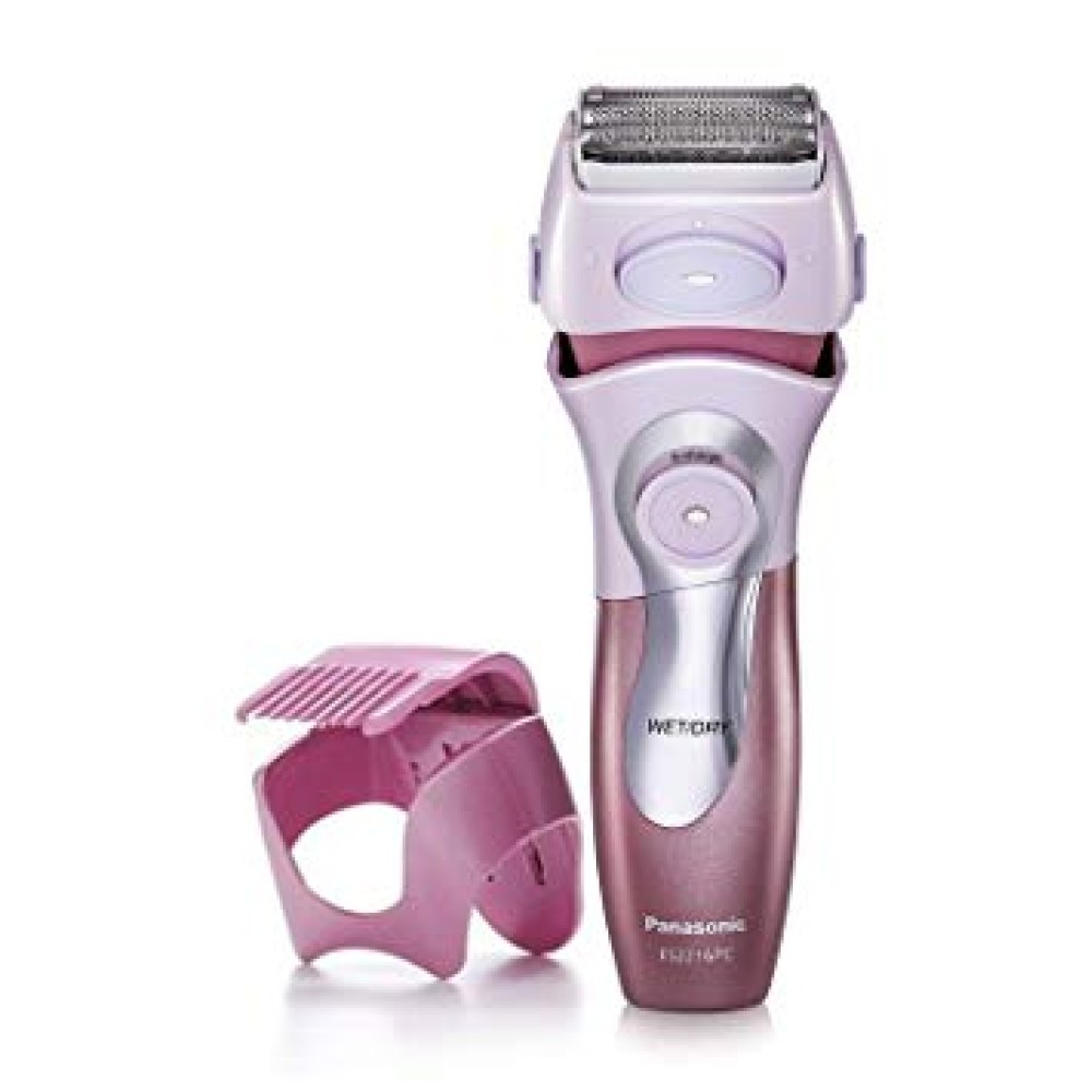 Panasonic Cordless All in One Advanced Wet Dry Rechargeable Women s Electric Shaver For Sensitive Skin With Bikini attachment and Pop Up Trimmer PAN ES2216PC